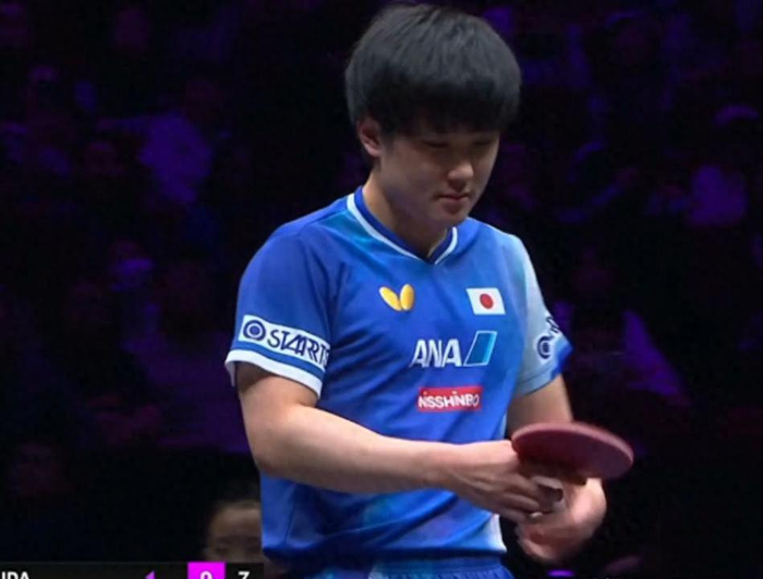 张本智和直落三局横扫宇田幸矢晋级八强