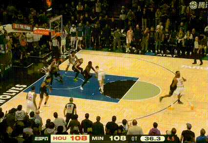 森林狼火箭鏖战末节六次误判引争议