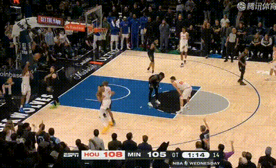 森林狼火箭鏖战末节六次误判引争议