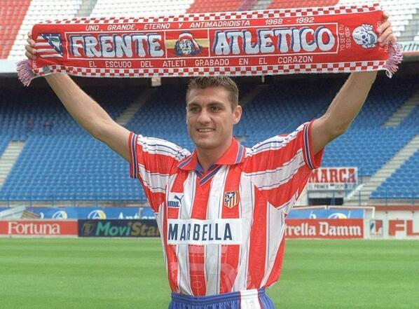 意大利前锋Christian Vieri正式加盟马德里竞