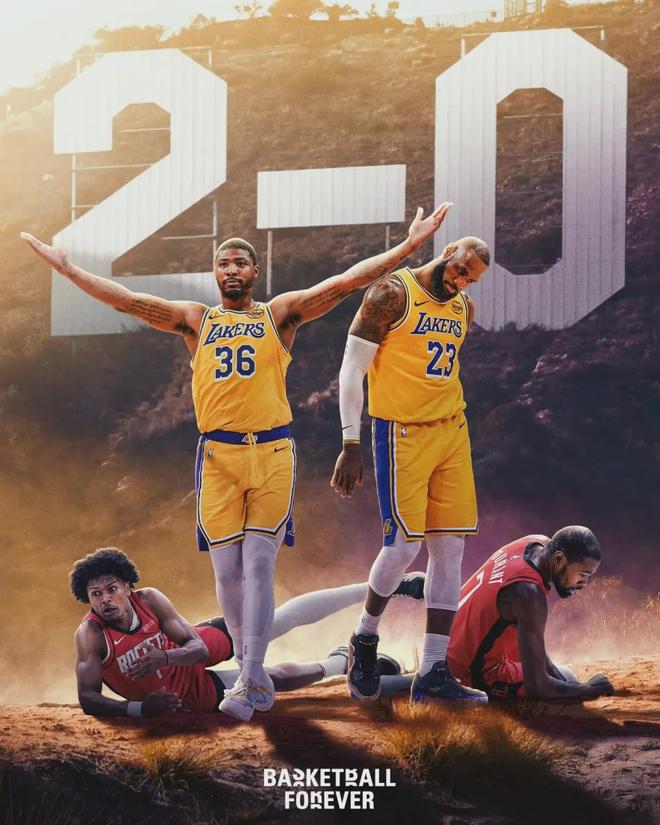 火箭0-2落后湖人 杜兰特带伤出战申京表现低迷引